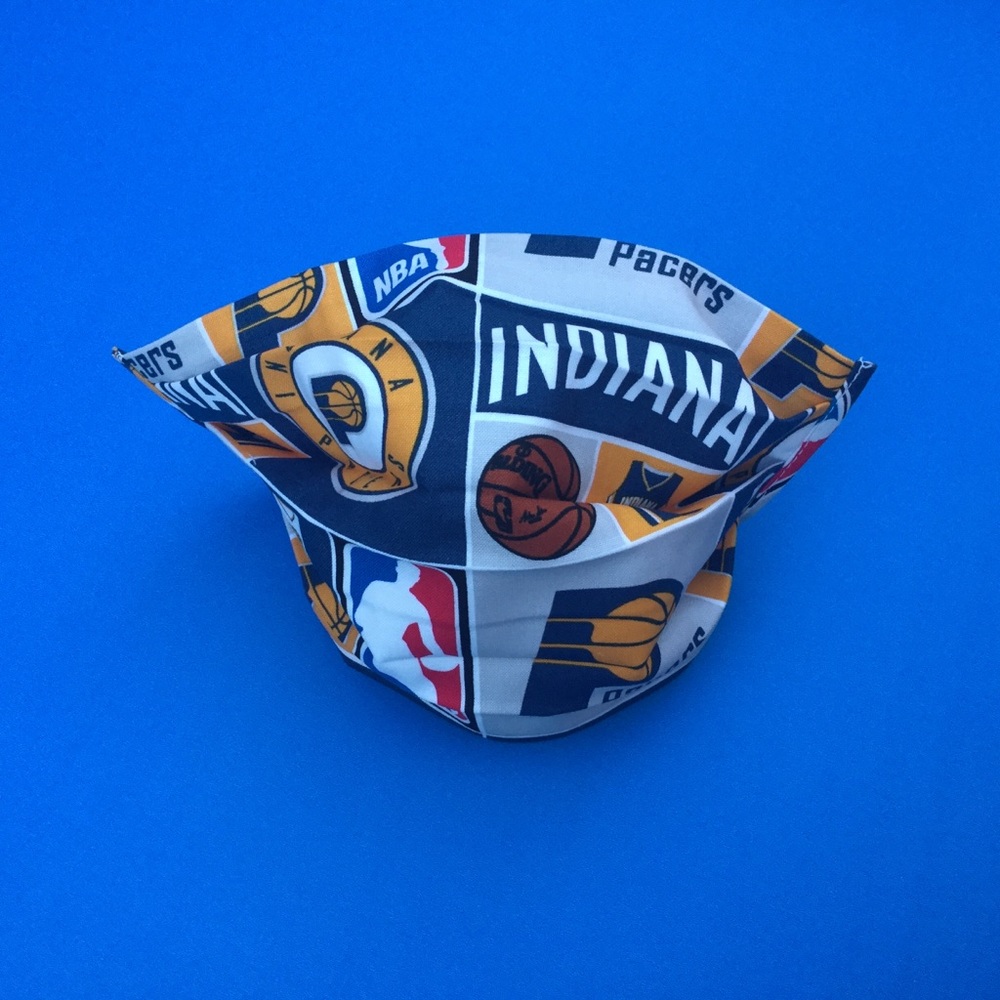 NBA Indiana cute mask with its colors